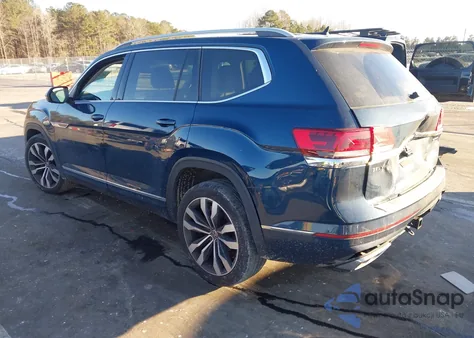 2021 Volkswagen Atlas 3.6L V6 Sel Premium R-Line from USA, damaged, VIN 1V2FR2CA8MC552686